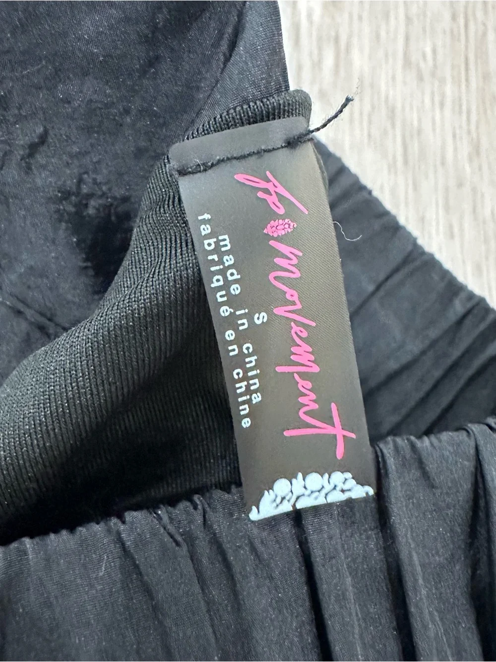 Free people movement the way home run high rise shorts small black and grey